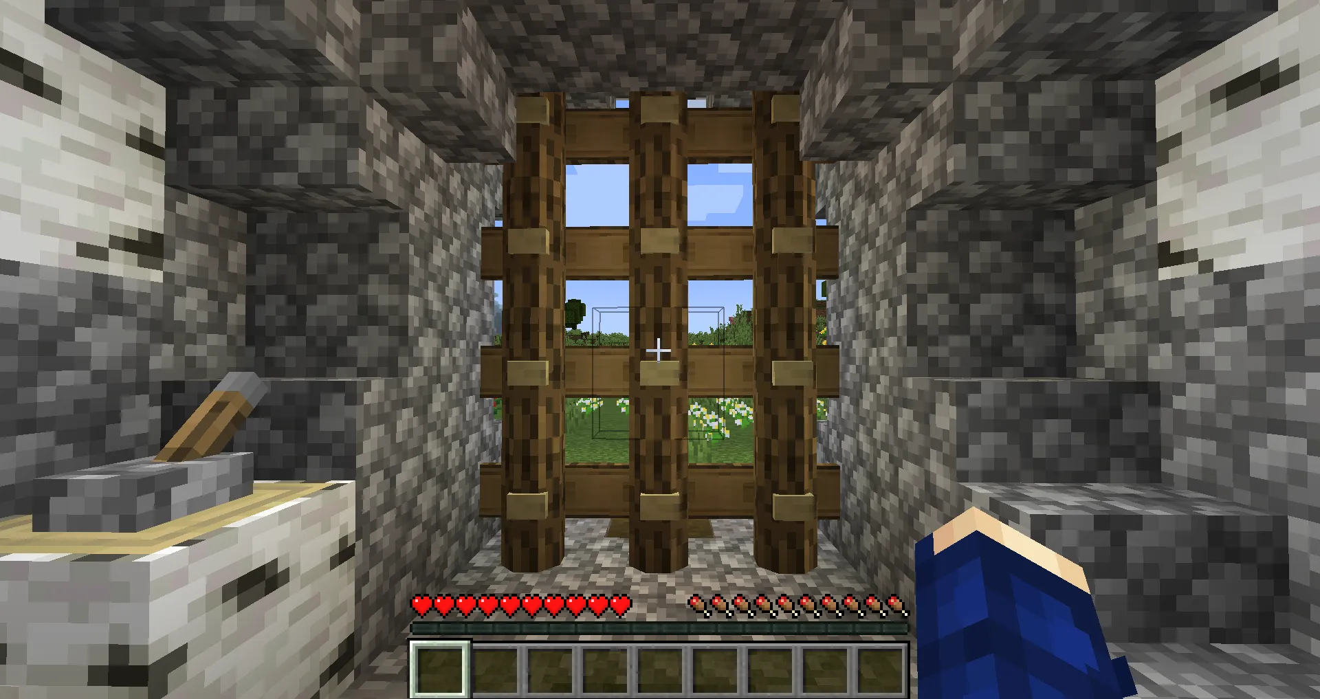 Closed Wooden Gate After Placing