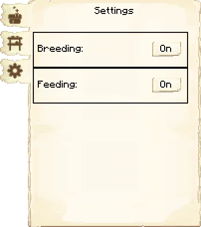 Settings tab of the Rabbit Hutch it's GUI