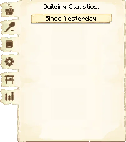 Building statistics tab of the Guard Tower it's GUI